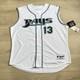 Vintage Carl Crawford Majestic Authentic Jersey Tampa Bay Devil Rays #13 Size 56