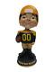Vintage Classic Green Bay Packers Blue Jersey Yellow Circle Bobblehead Nfl