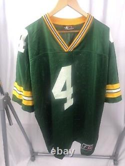 Vintage Logo Athletic Green Bay Packers Brett Favre Jersey Adult 2XL Green NWT 4