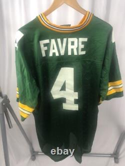 Vintage Logo Athletic Green Bay Packers Brett Favre Jersey Adult 2XL Green NWT 4