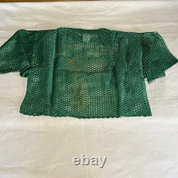 Vintage Logo Seven 7 Green Bay Packers Football Jersey Cropped Mesh Boxy Fit
