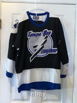 Vintage NHL Tampa Bay Lightning Large Starter Jersey Brand New
