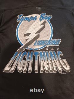 Vintage Rare 1993 Made In Canada CCM Tampa Bay Lightnings Jersey