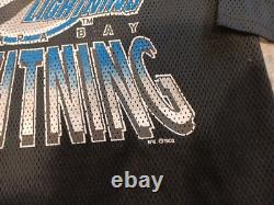 Vintage Rare 1993 Made In Canada CCM Tampa Bay Lightnings Jersey