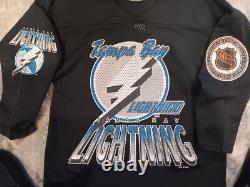 Vintage Rare 1993 Made In Canada CCM Tampa Bay Lightnings Jersey