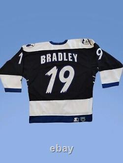 Vintage Rare Brian Bradley Tampa Bay Lightning Starter Jersey Size XL
