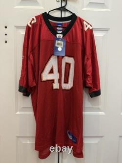 Vintage Reebok NFL Tampa Bay Buccaneers Mike Alstott Red 3XL Jersey NWT