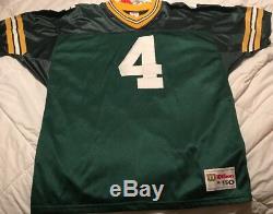 Vintage Sewn Brett Favre Green Bay Packers Wilson NFL Jersey XL RARE NWT