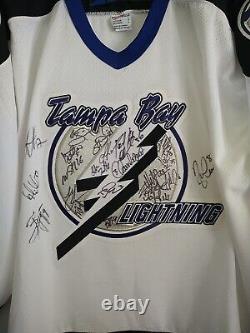 Vintage Tampa Bay Lightning Jersey NWT Signed