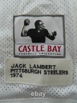 Vintage castle bay nfl pittsburgh steelers jack lambert jersey size 2XL NWT