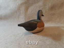 Vintge Carved Blue Wing Teal Duck Decoy signed Don Lemay Barnegat Bay New Jersey