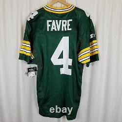 Vtg Brett Favre Sewn Green Bay Packers Starter Pro Line Authentic Jersey Mens 48