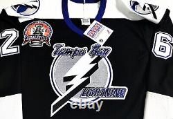 Vtg-men-nwt-s Martin St. Louis 2004 Cup Patch Tampa Bay Lightning CCM NHL Jersey