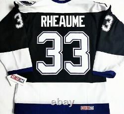 Vtg-nos-men-nwt-sm Manon Rheaume Tampa Bay Lightning CCM NHL Hockey Jersey