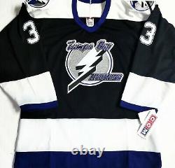 Vtg-nos-men-nwt-sm Manon Rheaume Tampa Bay Lightning CCM NHL Hockey Jersey