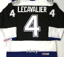 Vtg-nwt-sm Vincent Lecavalier Tampa Bay Lightning 2004 Cup Patch NHL CCM Jersey