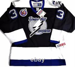 Vtg-nwt-small Manon Rheaume 1993 Cup Patch Tampa Bay Lightning CCM NHL Jersey