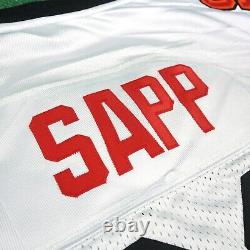 Warren Sapp Reebok Tampa Bay Buccaneers Authentic On-Field EQT White Jersey