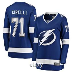Women's Anthony Cirelli Fanatics Blue Tampa Bay Lightning Home Breakaway Player