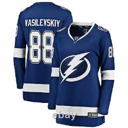 Women's Fanatics Branded Andrei Vasilevskiy Blue Tampa Bay Lightning Premier