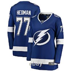Women's Fanatics Branded Tampa Bay Lightning Blue Victor Hedman Breakaway Player