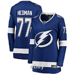 Women's Fanatics Branded Victor Hedman Blue Tampa Bay Lightning Premier