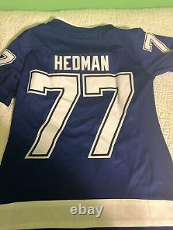 Women's Fanatics Tampa Bay Lightning Blue Victor Hedman Breakaway Player Jersey