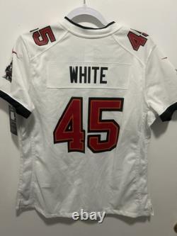 Women's Tampa Bay Buccaneers Devin White Nike White Game Jersey L New $130