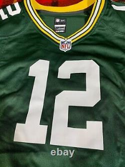 Womens Nike Green Bay Packers Aaron Rodgers NFL Football Jersey Sz S New C6