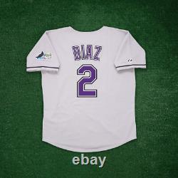 Yandy Diaz 1999 Tampa Bay Devil Rays Men's Grey Road Throwback Jersey