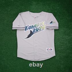 Yandy Diaz 1999 Tampa Bay Devil Rays Men's Grey Road Throwback Jersey