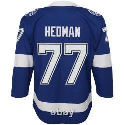 Youth Victor Hedman Blue Tampa Bay Lightning Home Premier Player Jersey