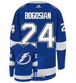 Zach Bogosian Tampa Bay Lightning Adidas Authentic Home NHL Hockey Jersey